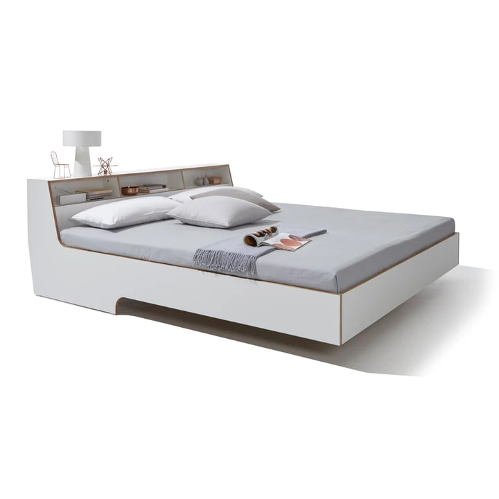 Müller Small Living - Slope Bed 180 X 200 Cm, CPL White - Image 2