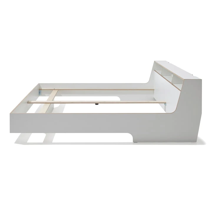 Müller Small Living - Slope Bed 180 X 200 Cm, CPL White - Image 3