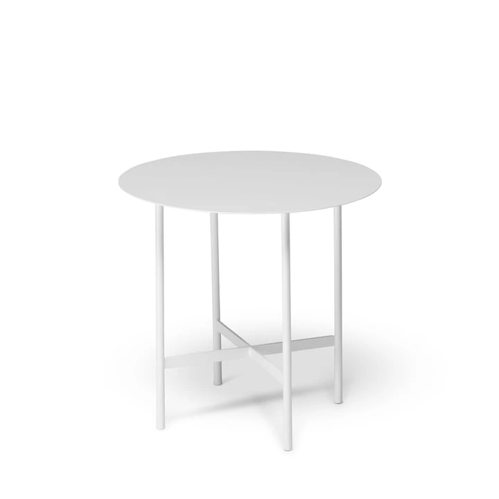 Müller Möbelfabrikation - BETA Side Table, Ø 44 Cm, Signal White