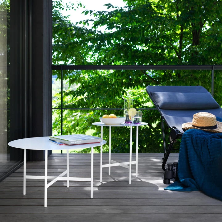 Müller Möbelfabrikation - BETA Side Table, Ø 44 Cm, Signal White - Image 2