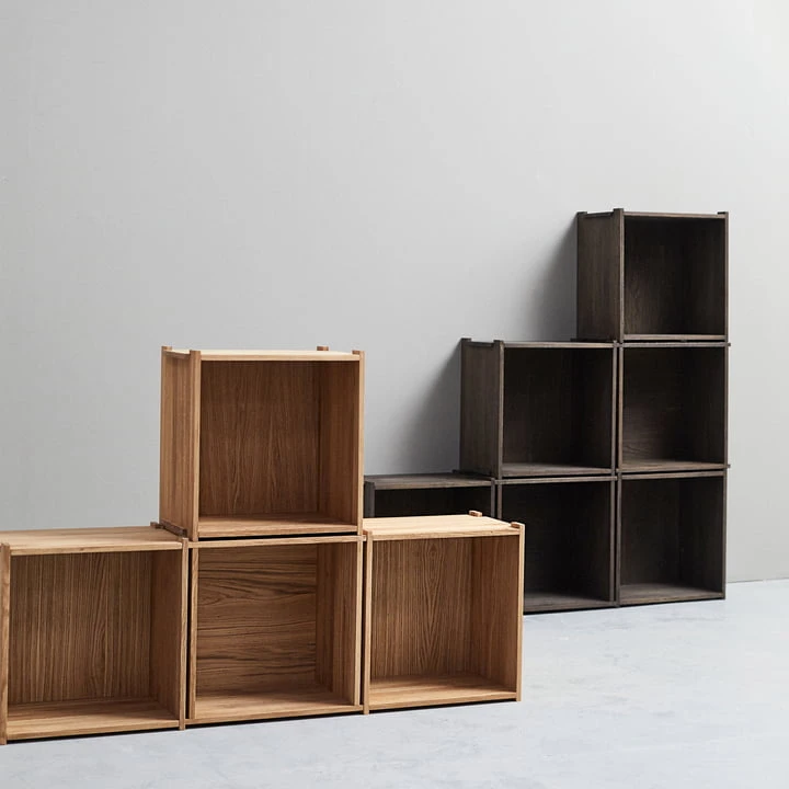 Muubs - Blocks Bookcase, Oiled Oak - Image 5