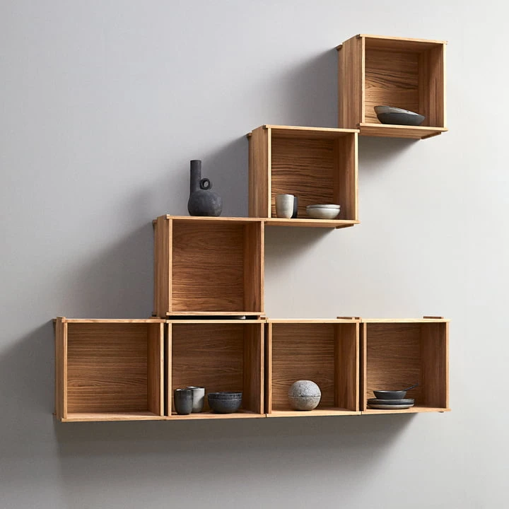 Muubs - Blocks Bookcase, Oiled Oak - Image 8