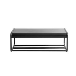 Muubs - Copenhagen Wall Coat Rack With Shelf, 70 X 24 Cm, Black