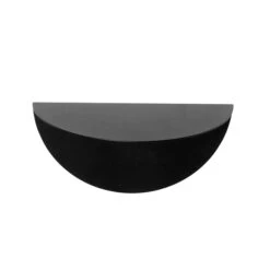 Muubs - Gravity Wall Shelf, 30 X 15 Cm, Iron, Black