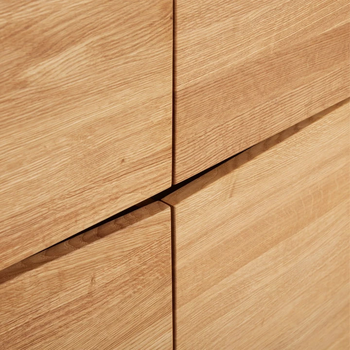 Muubs - Wing Sideboard, With 4 Doors, 185 X 72 Cm, Oak Clear Lacquered - Image 4