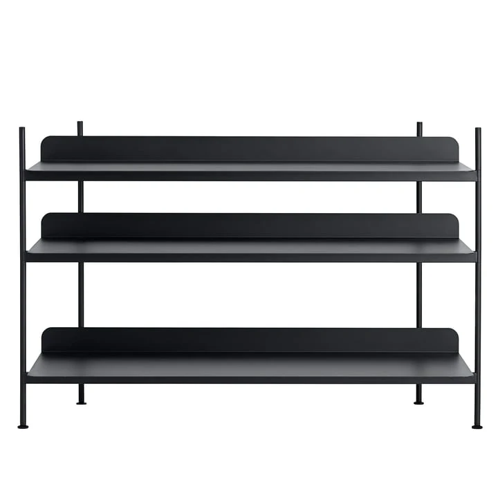 Muuto - Compile Shelving System (Config. 2), Black
