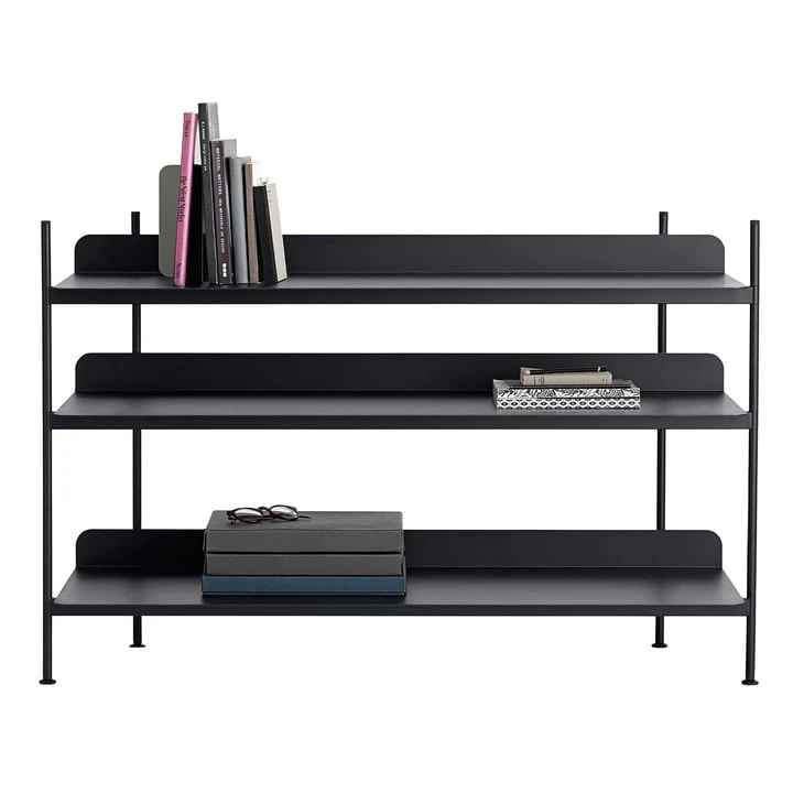 Muuto - Compile Shelving System (Config. 2), Black - Image 2