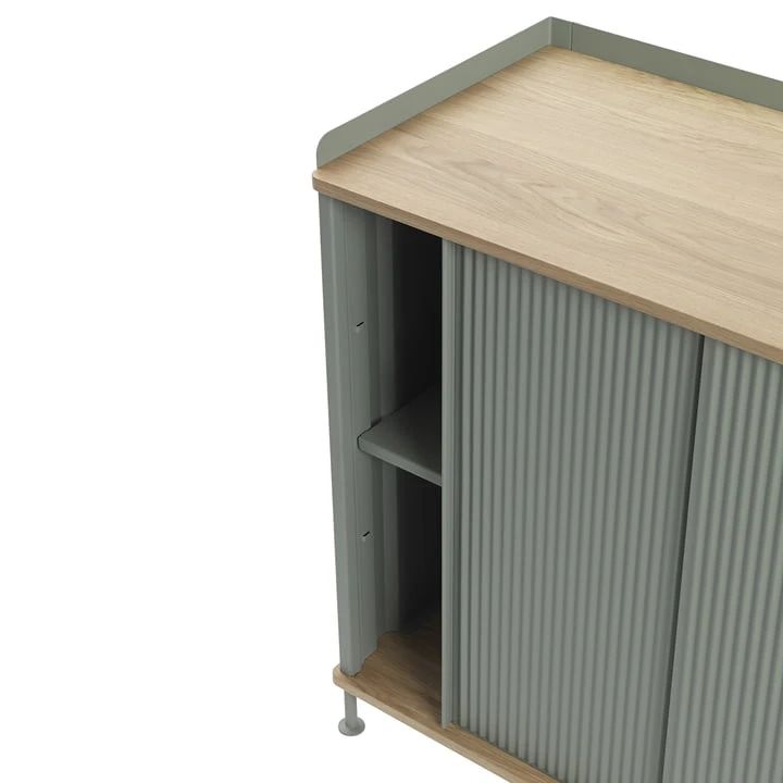 Muuto - Enfold Sideboard 125 X 62 Cm, Oak / Gray - Image 4