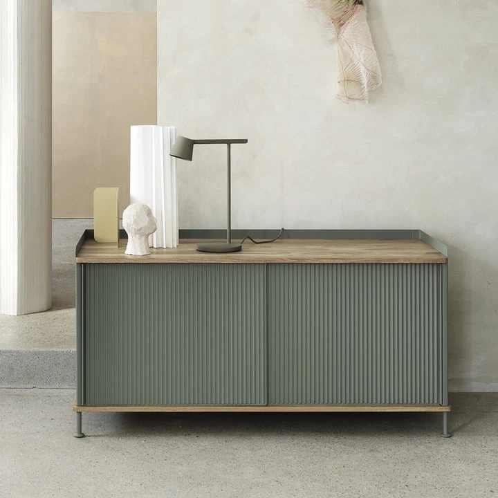 Muuto - Enfold Sideboard 125 X 62 Cm, Oak / Gray - Image 11