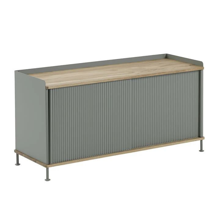 Muuto - Enfold Sideboard 125 X 62 Cm, Oak / Gray - Image 2