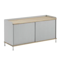 Muuto - Enfold Sideboard 125 X 62 Cm, Oak / Gray