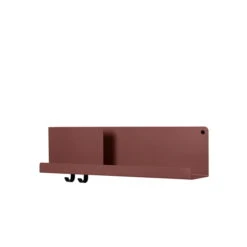 Muuto - Folded Shelves 63 X 16,5 Cm, Deep Red