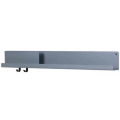 Muuto - Folded Shelves 96 X 13 Cm, Blue-grey