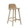 Muuto - Nerd Bar Stool H 65 Cm, Oak