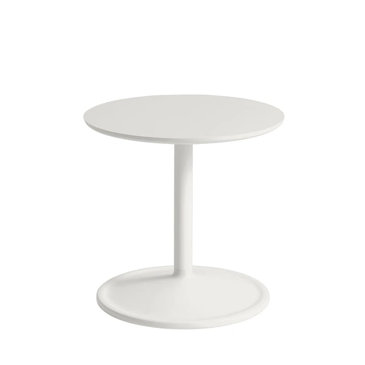 Muuto - Soft Side Table, Ø 41 Cm, H 40 Cm, Off-white
