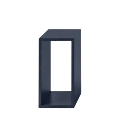 Muuto - Stacked System Shelf Module Without Back Panel, Small / Midnight Blue
