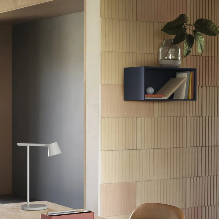 Muuto - Stacked System Shelf Module Without Back Panel, Small / Midnight Blue - Image 5