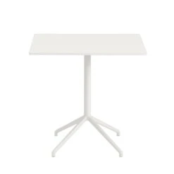 Muuto - Still Café Table H 73 Cm, 75 X 65 Cm, White