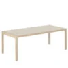 Muuto - Workshop Dining Table, 200 X 92 Cm, Oak / Linoleum Warm Grey