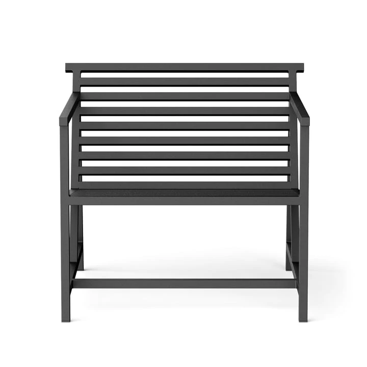 NINE - 19 Outdoors Lounge Armchair, Black - Image 3