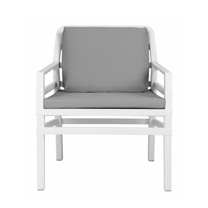 Nardi - Aria Poltrona Armchair, White / Grey
