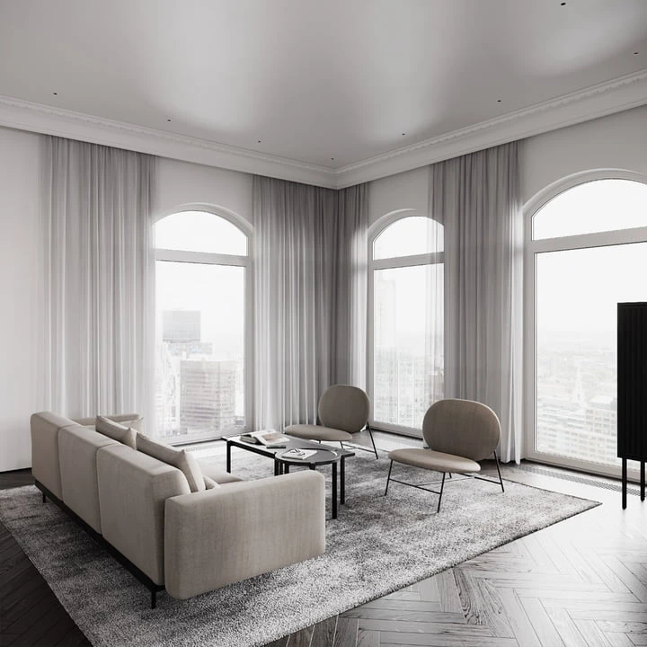 Nichba Design - Coffee Table, Ø 90 Cm, Black - Image 3