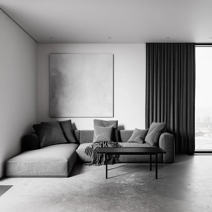 Nichba Design - Coffee Table, Ø 90 Cm, Black - Image 2