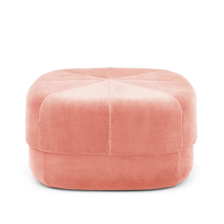 Normann Copenhagen - Circus Pouf Large, Blush Velour