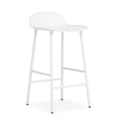 Normann Copenhagen - Bar Form Stool H 65 Cm, White