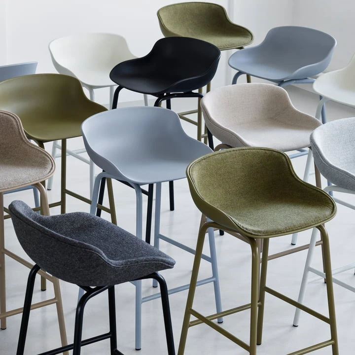 Normann Copenhagen - Hyg Bar Stool H 65 Cm, White - Image 6