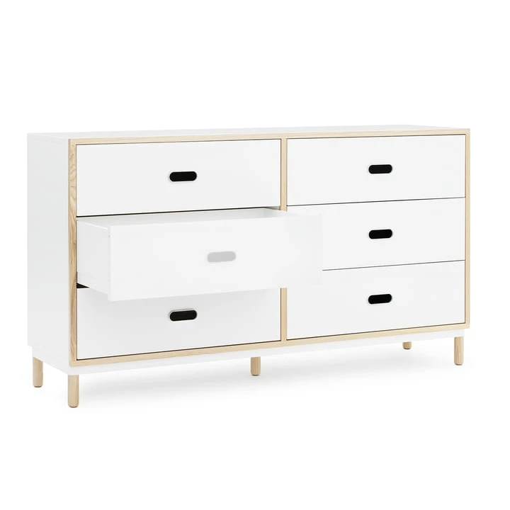 Normann Copenhagen - Kabino Sideboard With 6 Drawers, White - Image 3