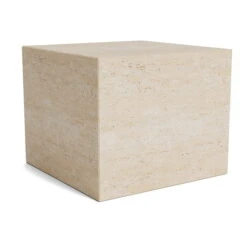 Norr11 - Cubism Coffee Table 45 X 45 Cm, Travertine Natural