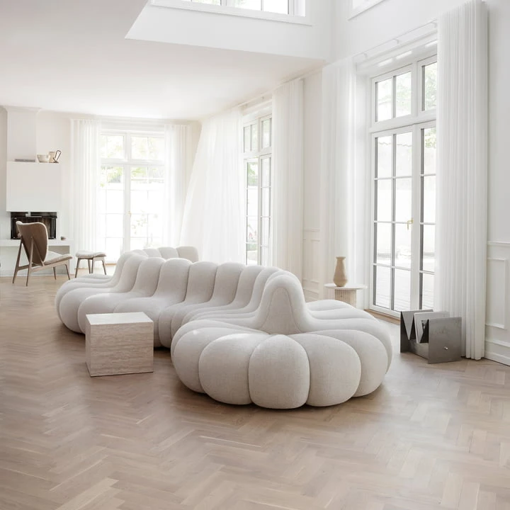 Norr11 - Cubism Coffee Table 45 X 45 Cm, Travertine Natural - Image 4