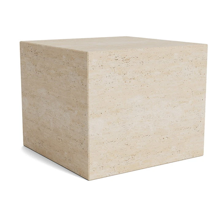 Norr11 - Cubism Coffee Table 45 X 45 Cm, Travertine Natural