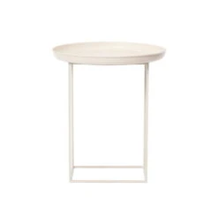 Norr11 - Duke Side Table, Ø 45 X H 52 Cm, Antique White