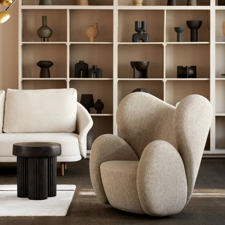 Norr11 - Gear Side Table, H 48 X Ø 45 Cm, Black - Image 6