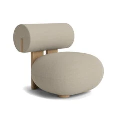 Norr11 - Hippo Lounge Chair, Natural Oak / Hallingdal 65 - 220