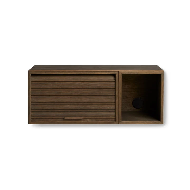 Northern - Hifive Slim 75 Wall Cabinet, Smoked Oak
