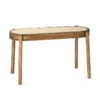 Northern - Pal Bench 80 Cm, Wickerwork / Smoked Oak
