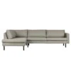 Nuuck - Mette Corner Sofa, 282 X 92 Cm, Recamiere Left, Light Gray