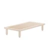 OUT Objekte Unserer Tage - Kaya Bed XSmall, 90 X 200 Cm, Ash Waxed With White Pigment