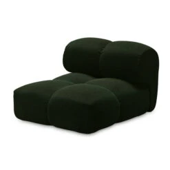 OUT Objekte Unserer Tage - Sander Lounge Chair, Moss Green (Hug Me 032 By Chivasso)