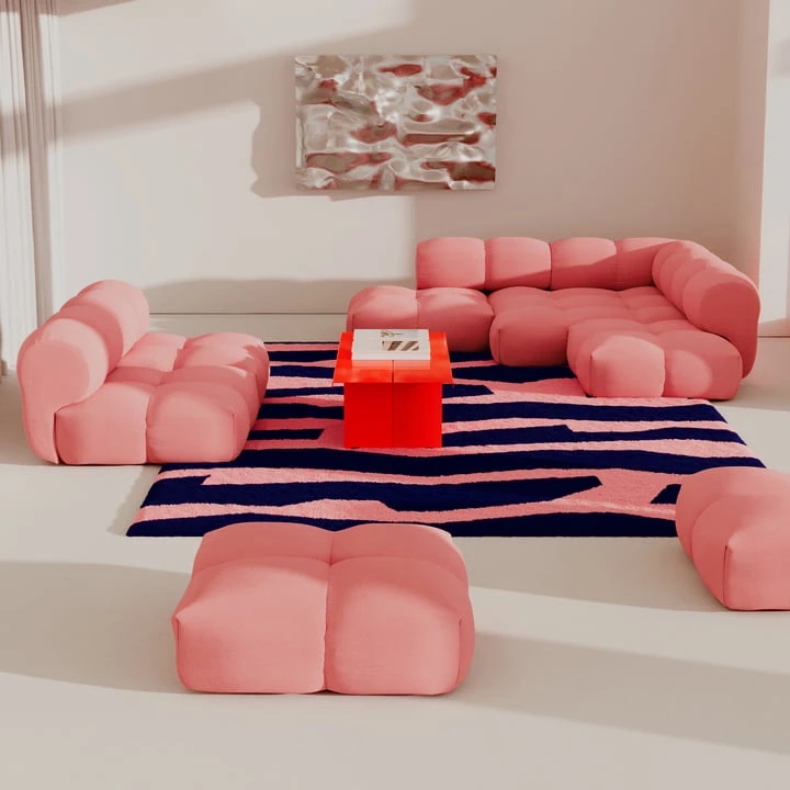 OUT Objekte Unserer Tage - Sander 02 2. 5 Seater Sofa, Midnight Blue (Xtreme YS024) - Image 2