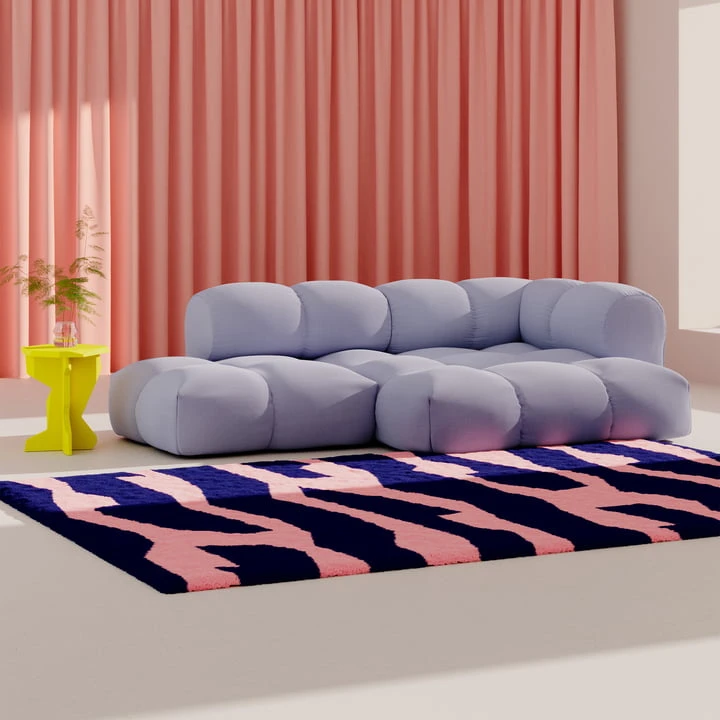 OUT Objekte Unserer Tage - Sander 02 2. 5 Seater Sofa, Midnight Blue (Xtreme YS024) - Image 8