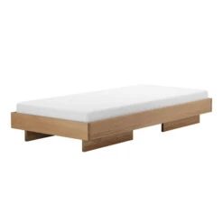 OUT Objekte Unserer Tage - Zians Bed XSmall 90 X 200 Cm, Oak Waxed