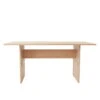 OYOY - Kotai Table, 160 X 80 Cm, Oak White Pigmented