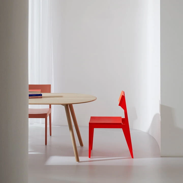 OUT Objekte Unserer Tage - Schulz Chair, Apricot Pink - Image 10