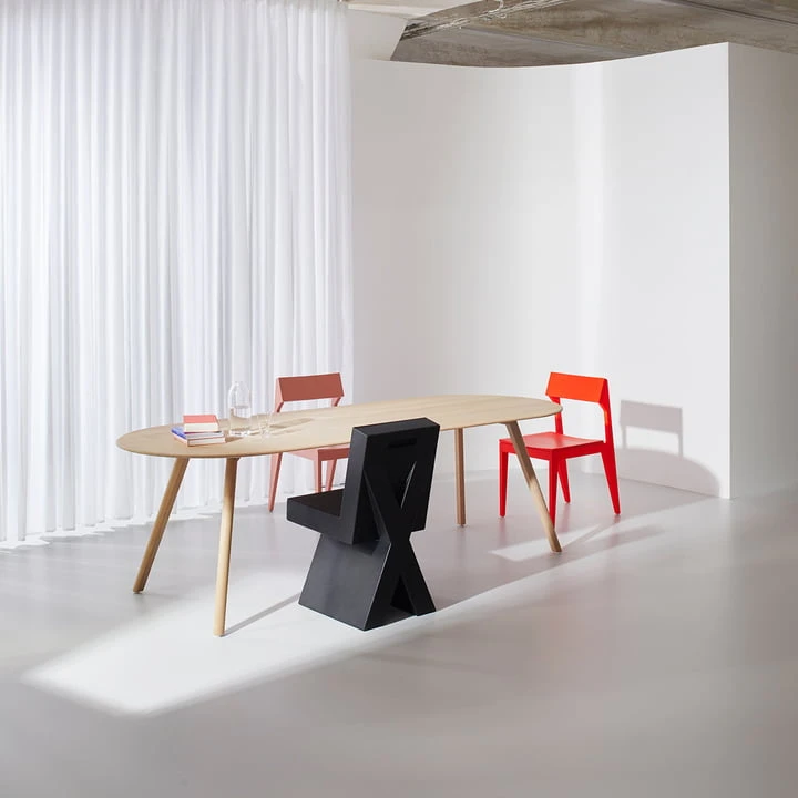 OUT Objekte Unserer Tage - Schulz Chair, Apricot Pink - Image 9