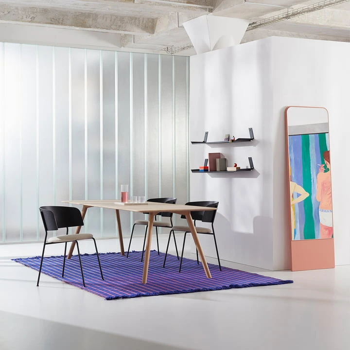 OUT Objekte Unserer Tage - Wagner Armchair, Black / Oak Matt Lacquered - Image 3