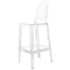 Kartell - One More Please Bar Stool, Oval H 110 Cm, Crystal Clear